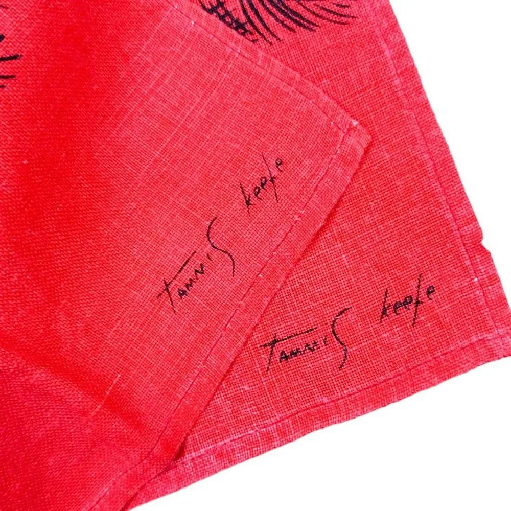 Fallani & Cohn Linen Tammis Keefe Holiday Decorative Dish / Tea Towel
